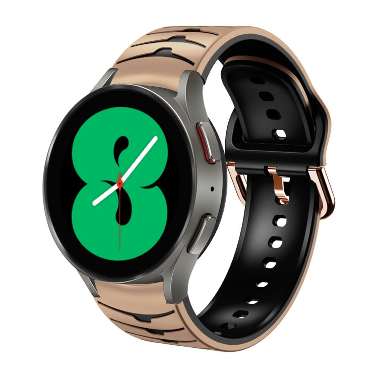 Bracelet de montre en silicone à texture incurvée, For Samsung Galaxy Watch 5 44mm, For Samsung Galaxy Watch 5 40mm, For Samsung Galaxy Watch 5 Pro 45mm, For Samsung Galaxy Watch 4 44mm
