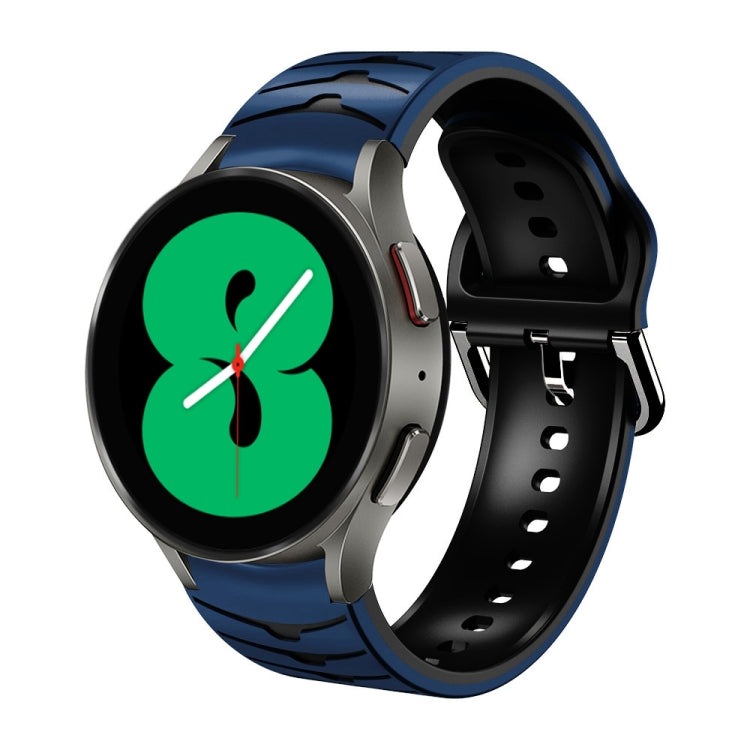 Bracelet de montre en silicone à texture incurvée, For Samsung Galaxy Watch 5 44mm, For Samsung Galaxy Watch 5 40mm, For Samsung Galaxy Watch 5 Pro 45mm, For Samsung Galaxy Watch 4 44mm