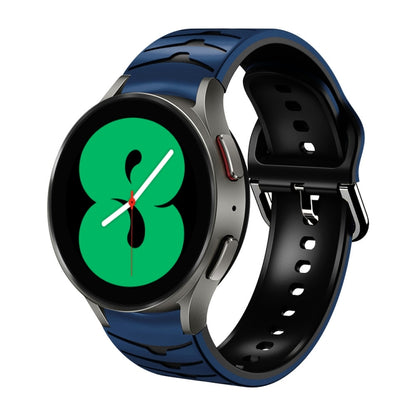 Bracelet de montre en silicone à texture incurvée, For Samsung Galaxy Watch 5 44mm, For Samsung Galaxy Watch 5 40mm, For Samsung Galaxy Watch 5 Pro 45mm, For Samsung Galaxy Watch 4 44mm