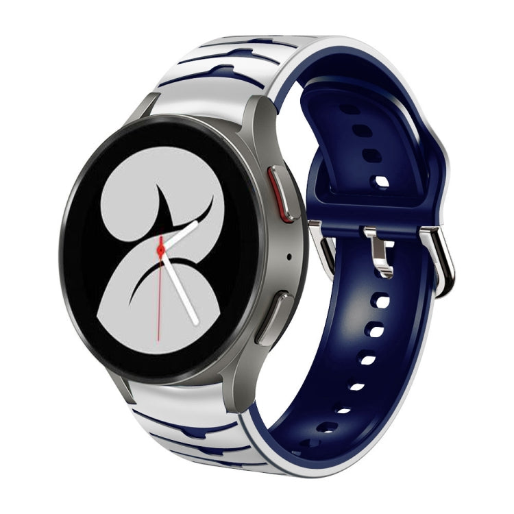 Bracelet de montre en silicone à texture incurvée, For Samsung Galaxy Watch 4 40mm, For Samsung  Galaxy Watch 4 Classic 42mm, For Samsung  Galaxy Watch 4 Classic 46mm