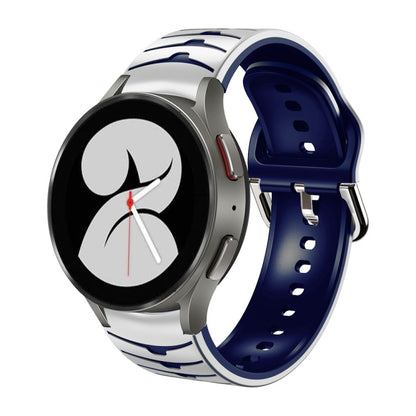 Bracelet de montre en silicone à texture incurvée, For Samsung Galaxy Watch 4 40mm, For Samsung  Galaxy Watch 4 Classic 42mm, For Samsung  Galaxy Watch 4 Classic 46mm