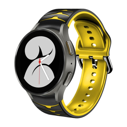 Bracelet de montre en silicone à texture incurvée, For Samsung Galaxy Watch 4 40mm, For Samsung  Galaxy Watch 4 Classic 42mm, For Samsung  Galaxy Watch 4 Classic 46mm