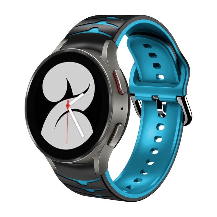 Bracelet de montre en silicone à texture incurvée, For Samsung Galaxy Watch 4 40mm, For Samsung  Galaxy Watch 4 Classic 42mm, For Samsung  Galaxy Watch 4 Classic 46mm
