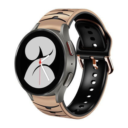 Bracelet de montre en silicone à texture incurvée, For Samsung Galaxy Watch 4 40mm, For Samsung  Galaxy Watch 4 Classic 42mm, For Samsung  Galaxy Watch 4 Classic 46mm