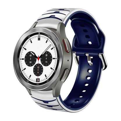 Bracelet de montre en silicone à texture incurvée, For Samsung Galaxy Watch 4 40mm, For Samsung  Galaxy Watch 4 Classic 42mm, For Samsung  Galaxy Watch 4 Classic 46mm