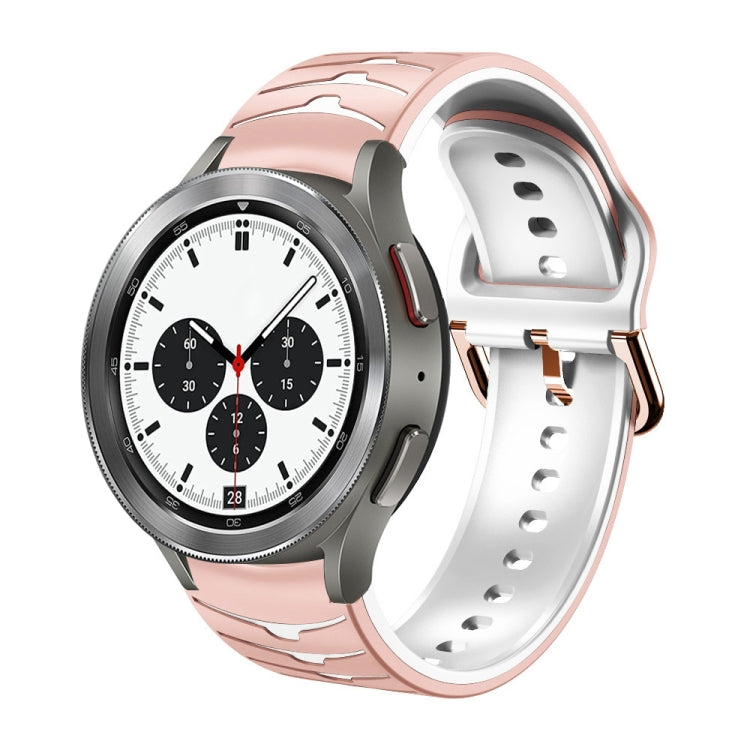Bracelet de montre en silicone à texture incurvée, For Samsung Galaxy Watch 4 40mm, For Samsung  Galaxy Watch 4 Classic 42mm, For Samsung  Galaxy Watch 4 Classic 46mm