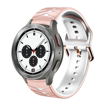 Bracelet de montre en silicone à texture incurvée, For Samsung Galaxy Watch 4 40mm, For Samsung  Galaxy Watch 4 Classic 42mm, For Samsung  Galaxy Watch 4 Classic 46mm