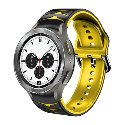 Bracelet de montre en silicone à texture incurvée, For Samsung Galaxy Watch 4 40mm, For Samsung  Galaxy Watch 4 Classic 42mm, For Samsung  Galaxy Watch 4 Classic 46mm