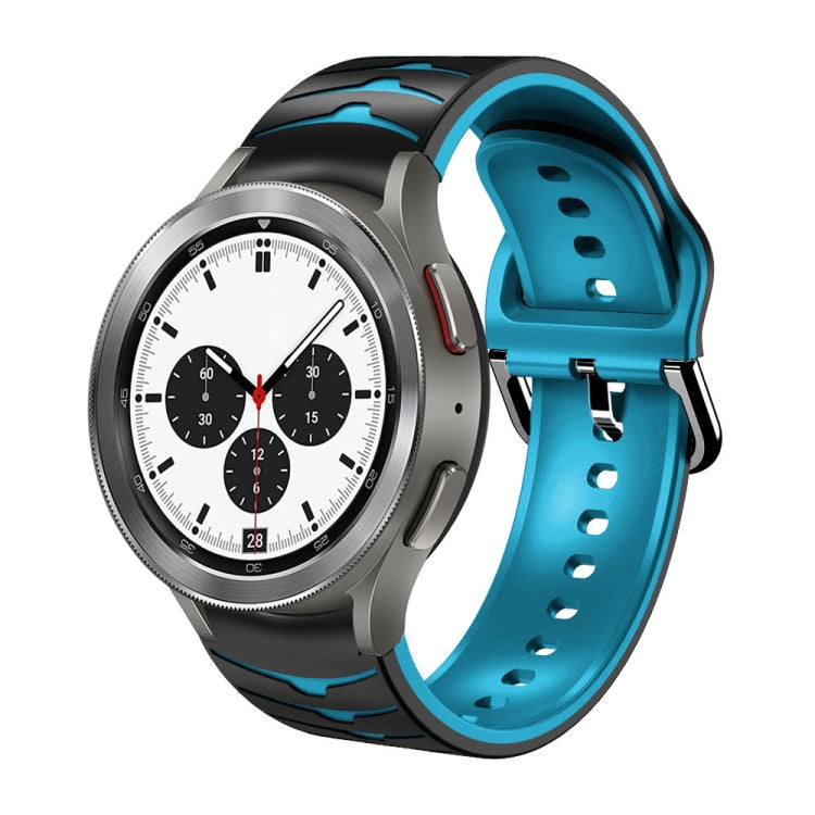 Bracelet de montre en silicone à texture incurvée, For Samsung Galaxy Watch 4 40mm, For Samsung  Galaxy Watch 4 Classic 42mm, For Samsung  Galaxy Watch 4 Classic 46mm