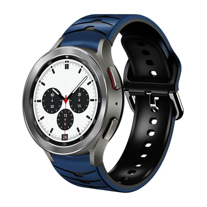 Bracelet de montre en silicone à texture incurvée, For Samsung Galaxy Watch 4 40mm, For Samsung  Galaxy Watch 4 Classic 42mm, For Samsung  Galaxy Watch 4 Classic 46mm