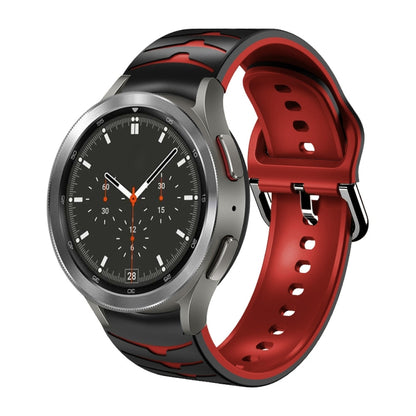 Bracelet de montre en silicone à texture incurvée, For Samsung Galaxy Watch 4 40mm, For Samsung  Galaxy Watch 4 Classic 42mm, For Samsung  Galaxy Watch 4 Classic 46mm