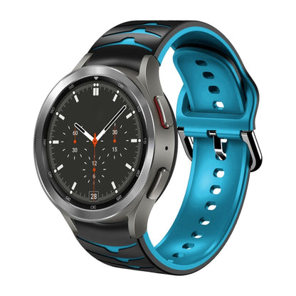 Bracelet de montre en silicone à texture incurvée, For Samsung Galaxy Watch 4 40mm, For Samsung  Galaxy Watch 4 Classic 42mm, For Samsung  Galaxy Watch 4 Classic 46mm