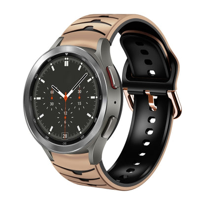 Bracelet de montre en silicone à texture incurvée, For Samsung Galaxy Watch 4 40mm, For Samsung  Galaxy Watch 4 Classic 42mm, For Samsung  Galaxy Watch 4 Classic 46mm