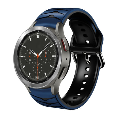 Bracelet de montre en silicone à texture incurvée, For Samsung Galaxy Watch 4 40mm, For Samsung  Galaxy Watch 4 Classic 42mm, For Samsung  Galaxy Watch 4 Classic 46mm