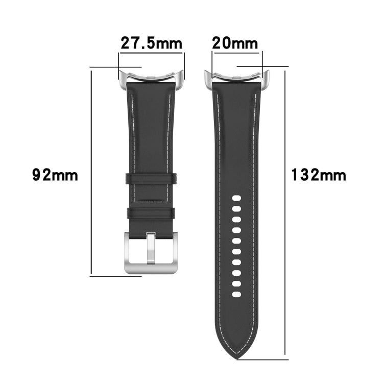 Bracelet de montre en cuir en relief, For Google Pixel Watch 4 / 3 / 2 / 1 41mm