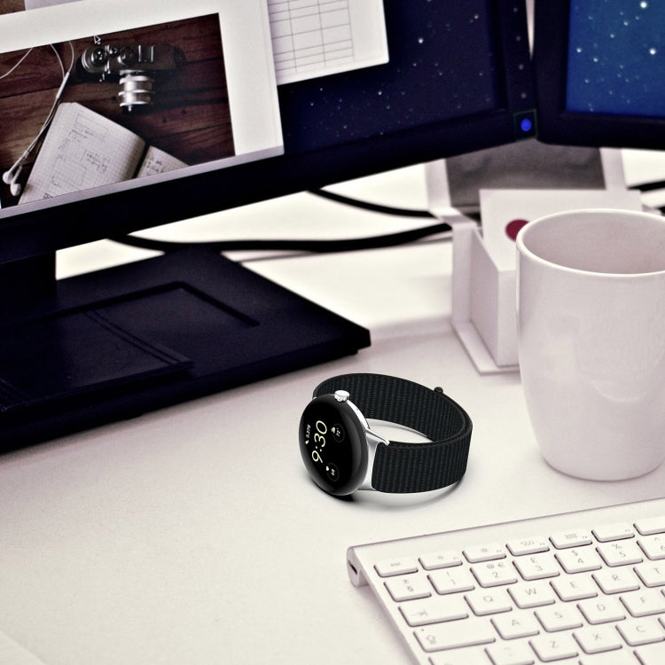Bracelet de montre en nylon tissé, For Google Pixel Watch 4 / 3 / 2 / 1 41mm