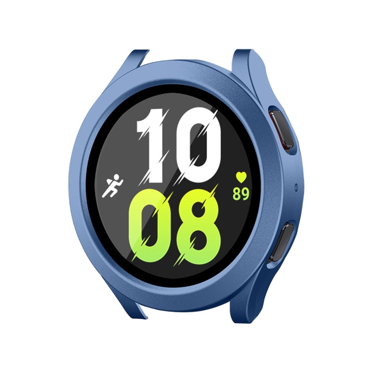 Pour Samsung Galaxy Watch4/5 44mm ENKAY Chapeau-Prince Étanche Couverture Complète PC Cadre + 9H Boîtier En Verre Trempé