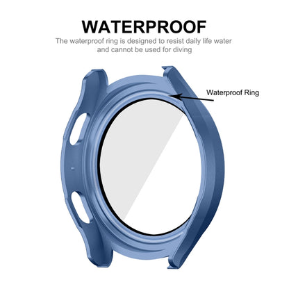 Pour Samsung Galaxy Watch4/5 44mm ENKAY Chapeau-Prince Étanche Couverture Complète PC Cadre + 9H Boîtier En Verre Trempé