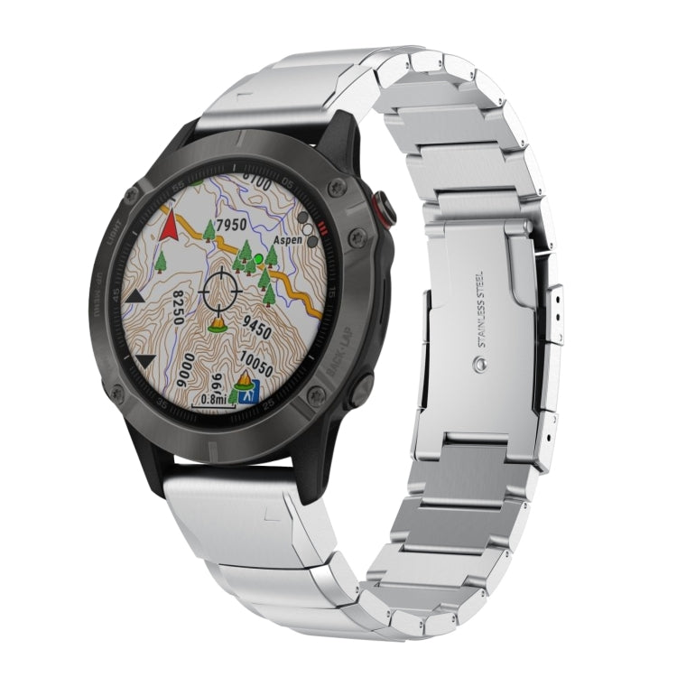 Bracelet de montre en acier inoxydable écaille de tortue 22 mm, For Garmin Fenix 7, For Garmin Fenix 7 Solar, For Garmin Fenix 7 Sapphire Solar, For Garmin EPIX Gen 2, For Garmin Approach S62, For Garmin Fenix 6 GPS, For Garmin Fenix 6 Pro GPS         ...