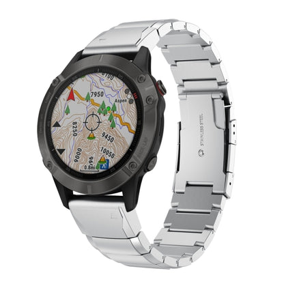 Bracelet de montre en acier inoxydable écaille de tortue 22 mm, For Garmin Fenix 7, For Garmin Fenix 7 Solar, For Garmin Fenix 7 Sapphire Solar, For Garmin EPIX Gen 2, For Garmin Approach S62, For Garmin Fenix 6 GPS, For Garmin Fenix 6 Pro GPS         ...