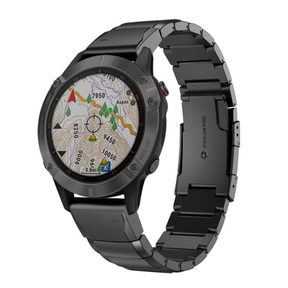 Bracelet de montre en acier inoxydable écaille de tortue 22 mm, For Garmin Fenix 7, For Garmin Fenix 7 Solar, For Garmin Fenix 7 Sapphire Solar, For Garmin EPIX Gen 2, For Garmin Approach S62, For Garmin Fenix 6 GPS, For Garmin Fenix 6 Pro GPS         ...