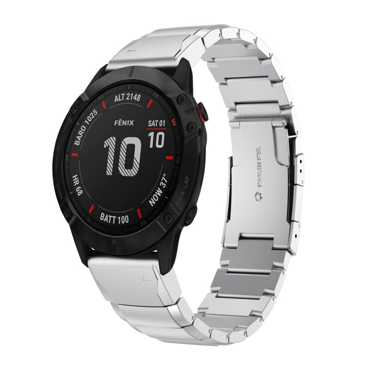 Bracelet de montre en acier inoxydable écaille de tortue 22 mm, For Garmin Fenix 7, For Garmin Fenix 7 Solar, For Garmin Fenix 7 Sapphire Solar, For Garmin EPIX Gen 2, For Garmin Approach S62, For Garmin Fenix 6 GPS, For Garmin Fenix 6 Pro GPS         ...