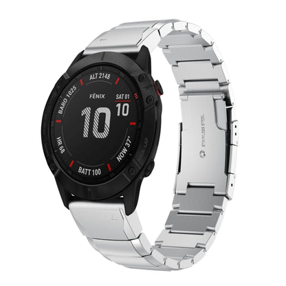 Bracelet de montre en acier inoxydable écaille de tortue 22 mm, For Garmin Fenix 7, For Garmin Fenix 7 Solar, For Garmin Fenix 7 Sapphire Solar, For Garmin EPIX Gen 2, For Garmin Approach S62, For Garmin Fenix 6 GPS, For Garmin Fenix 6 Pro GPS         ...