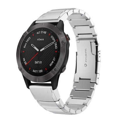 Bracelet de montre en acier inoxydable écaille de tortue 22 mm, For Garmin Fenix 7, For Garmin Fenix 7 Solar, For Garmin Fenix 7 Sapphire Solar, For Garmin EPIX Gen 2, For Garmin Approach S62, For Garmin Fenix 6 GPS, For Garmin Fenix 6 Pro GPS         ...