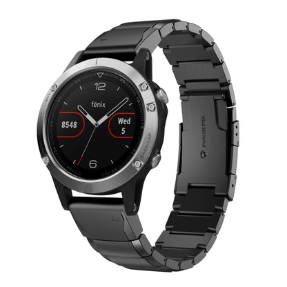 Bracelet de montre en acier inoxydable écaille de tortue 22 mm, For Garmin Fenix 7, For Garmin Fenix 7 Solar, For Garmin Fenix 7 Sapphire Solar, For Garmin EPIX Gen 2, For Garmin Approach S62, For Garmin Fenix 6 GPS, For Garmin Fenix 6 Pro GPS         ...