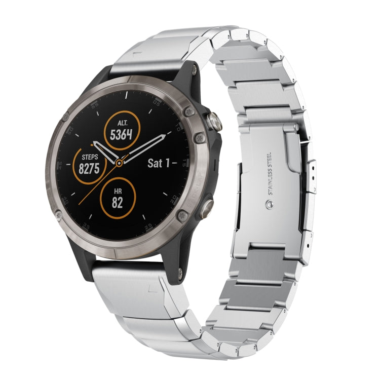 Bracelet de montre en acier inoxydable écaille de tortue 22 mm, For Garmin Fenix 7, For Garmin Fenix 7 Solar, For Garmin Fenix 7 Sapphire Solar, For Garmin EPIX Gen 2, For Garmin Approach S62, For Garmin Fenix 6 GPS, For Garmin Fenix 6 Pro GPS         ...
