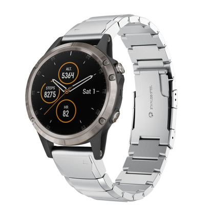 Bracelet de montre en acier inoxydable écaille de tortue 22 mm, For Garmin Fenix 7, For Garmin Fenix 7 Solar, For Garmin Fenix 7 Sapphire Solar, For Garmin EPIX Gen 2, For Garmin Approach S62, For Garmin Fenix 6 GPS, For Garmin Fenix 6 Pro GPS         ...