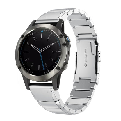 Bracelet de montre en acier inoxydable écaille de tortue 22 mm, For Garmin Fenix 7, For Garmin Fenix 7 Solar, For Garmin Fenix 7 Sapphire Solar, For Garmin EPIX Gen 2, For Garmin Approach S62, For Garmin Fenix 6 GPS, For Garmin Fenix 6 Pro GPS         ...