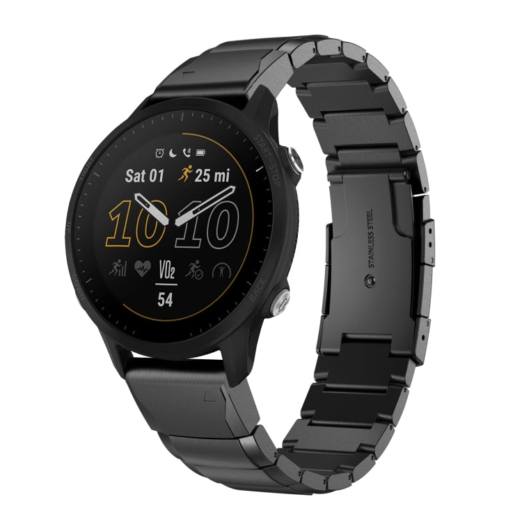 Bracelet de montre en acier inoxydable écaille de tortue 22 mm, For Garmin Fenix 7, For Garmin Fenix 7 Solar, For Garmin Fenix 7 Sapphire Solar, For Garmin EPIX Gen 2, For Garmin Approach S62, For Garmin Fenix 6 GPS, For Garmin Fenix 6 Pro GPS         ...
