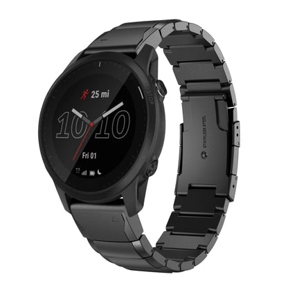 Bracelet de montre en acier inoxydable écaille de tortue 22 mm, For Garmin Fenix 7, For Garmin Fenix 7 Solar, For Garmin Fenix 7 Sapphire Solar, For Garmin EPIX Gen 2, For Garmin Approach S62, For Garmin Fenix 6 GPS, For Garmin Fenix 6 Pro GPS         ...