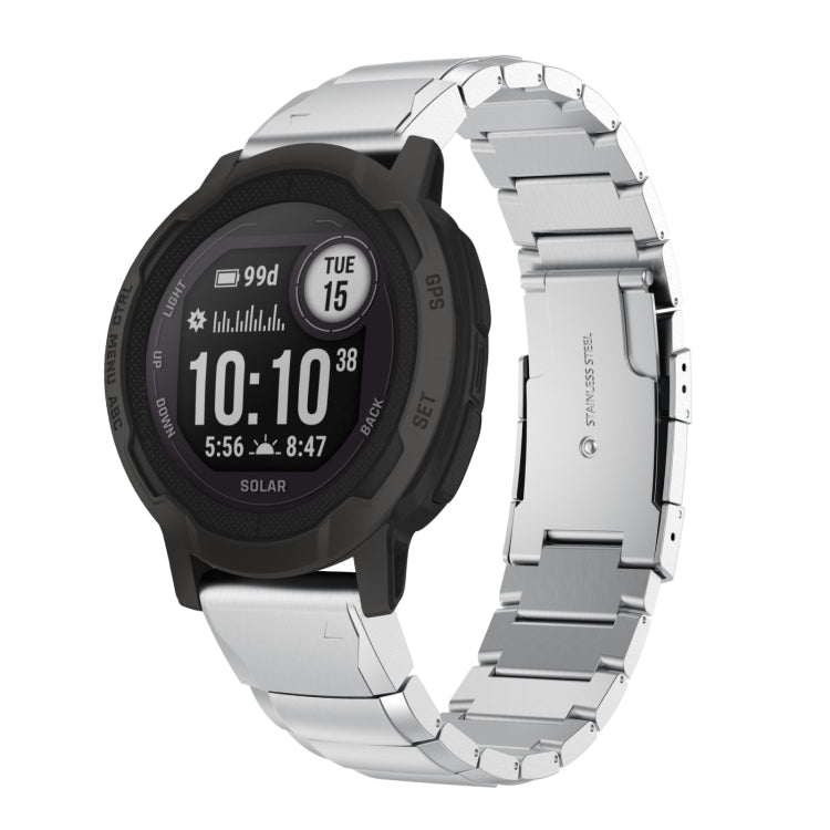 Bracelet de montre en acier inoxydable écaille de tortue 22 mm, For Garmin Fenix 7, For Garmin Fenix 7 Solar, For Garmin Fenix 7 Sapphire Solar, For Garmin EPIX Gen 2, For Garmin Approach S62, For Garmin Fenix 6 GPS, For Garmin Fenix 6 Pro GPS         ...