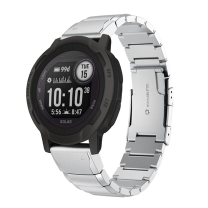 Bracelet de montre en acier inoxydable écaille de tortue 22 mm, For Garmin Fenix 7, For Garmin Fenix 7 Solar, For Garmin Fenix 7 Sapphire Solar, For Garmin EPIX Gen 2, For Garmin Approach S62, For Garmin Fenix 6 GPS, For Garmin Fenix 6 Pro GPS         ...