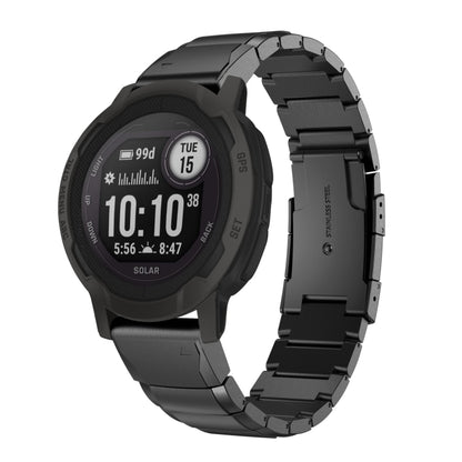 Bracelet de montre en acier inoxydable écaille de tortue 22 mm, For Garmin Fenix 7, For Garmin Fenix 7 Solar, For Garmin Fenix 7 Sapphire Solar, For Garmin EPIX Gen 2, For Garmin Approach S62, For Garmin Fenix 6 GPS, For Garmin Fenix 6 Pro GPS         ...