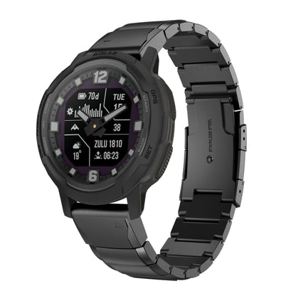 Bracelet de montre en acier inoxydable écaille de tortue 22 mm, For Garmin Fenix 7, For Garmin Fenix 7 Solar, For Garmin Fenix 7 Sapphire Solar, For Garmin EPIX Gen 2, For Garmin Approach S62, For Garmin Fenix 6 GPS, For Garmin Fenix 6 Pro GPS         ...