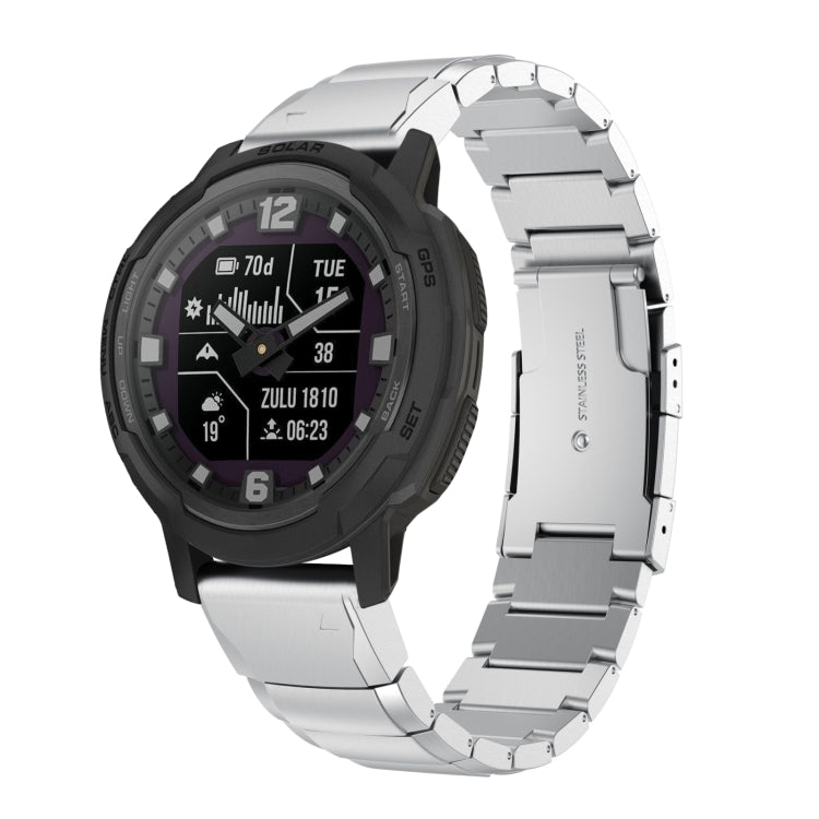 Bracelet de montre en acier inoxydable écaille de tortue 22 mm, For Garmin Fenix 7, For Garmin Fenix 7 Solar, For Garmin Fenix 7 Sapphire Solar, For Garmin EPIX Gen 2, For Garmin Approach S62, For Garmin Fenix 6 GPS, For Garmin Fenix 6 Pro GPS         ...
