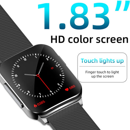 EP03 Montre intelligente à écran couleur de 1,83 pouces, prend en charge la surveillance de la fréquence cardiaque / la surveillance de la pression artérielle