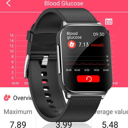 EP03 Montre intelligente à écran couleur de 1,83 pouces, prend en charge la surveillance de la fréquence cardiaque / la surveillance de la pression artérielle