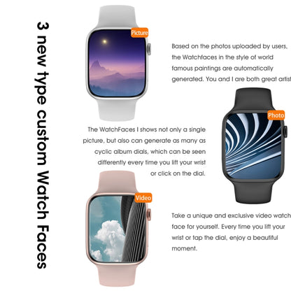 W59 Montre intelligente à écran couleur de 2,2 pouces, prend en charge la surveillance de la fréquence cardiaque / la surveillance de la pression artérielle