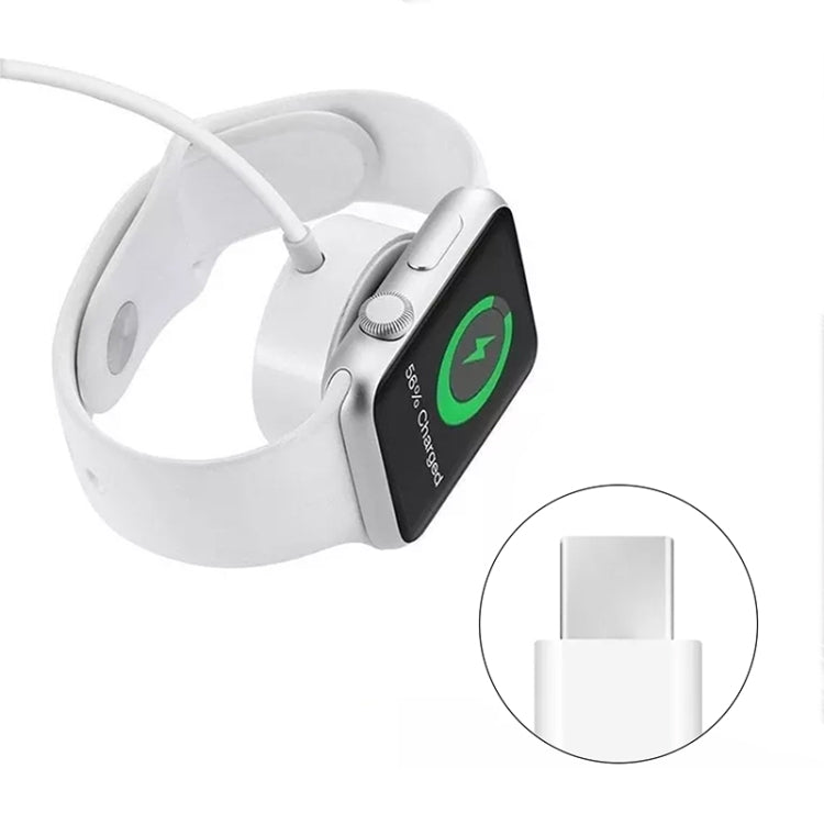 Câble de chargement rapide magnétique USB-C/Type-C de 1 m, pour montre Apple Series Ultra/8/7/6/SE/SE2/5/4/3/2, DS-XB012