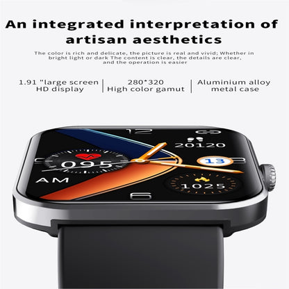 F57L Montre intelligente à écran couleur de 1,91 pouces, prend en charge la surveillance de la fréquence cardiaque / la surveillance de la pression artérielle