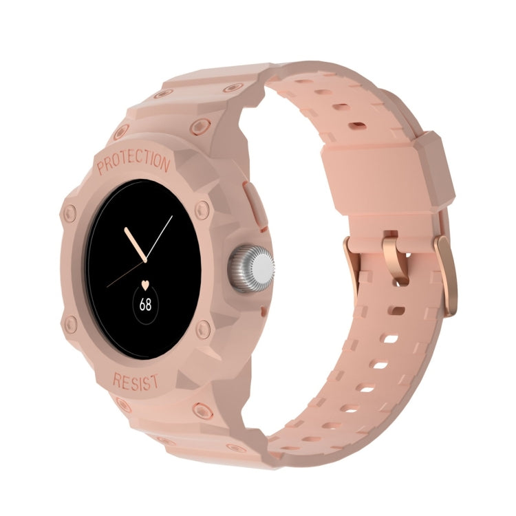 Pour Google Pixel Watch JUNSUNMAY Bracelet de montre élastique réglable en TPU intégré