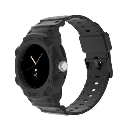 Pour Google Pixel Watch JUNSUNMAY Bracelet de montre élastique réglable en TPU intégré