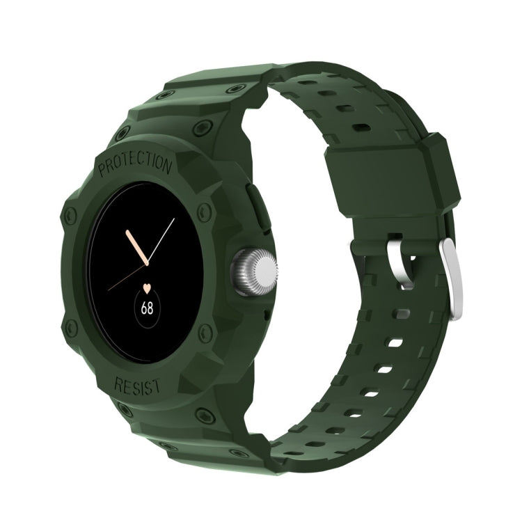 Pour Google Pixel Watch JUNSUNMAY Bracelet de montre élastique réglable en TPU intégré