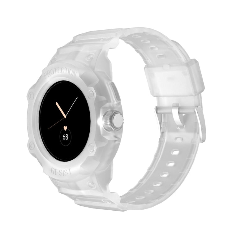 Pour Google Pixel Watch JUNSUNMAY Bracelet de montre élastique réglable en TPU intégré
