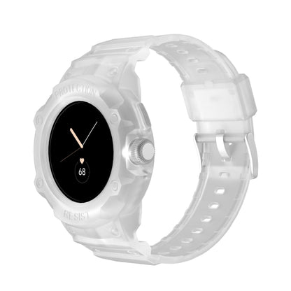 Pour Google Pixel Watch JUNSUNMAY Bracelet de montre élastique réglable en TPU intégré