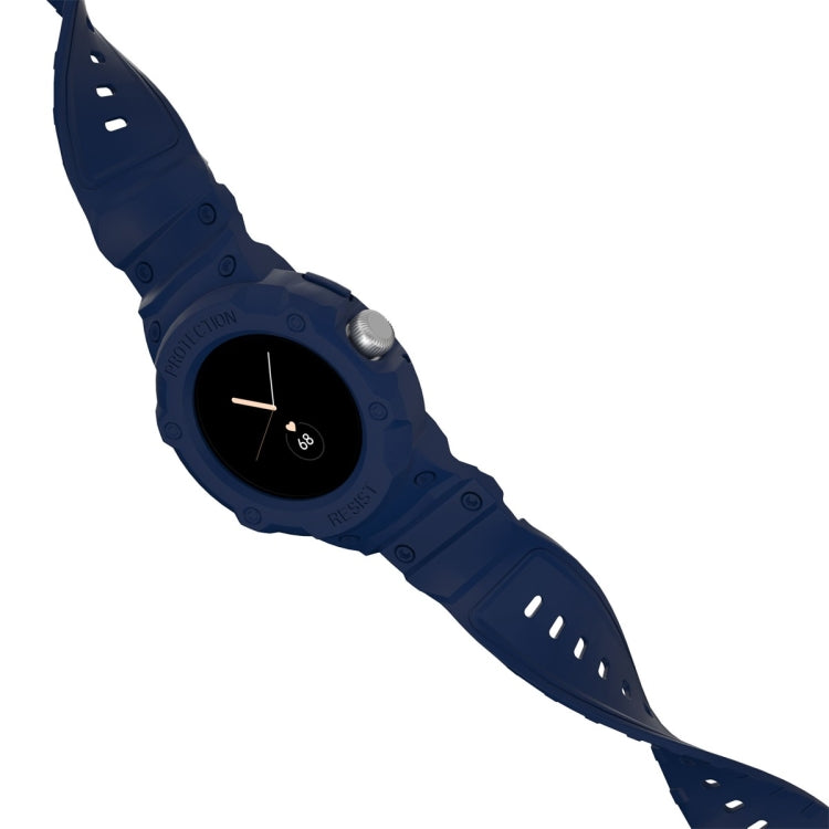 Pour Google Pixel Watch JUNSUNMAY Bracelet de montre élastique réglable en TPU intégré
